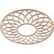 Ekena Millwork Cannes Wood Fretwork Pierced Ceiling Medallion, Alder, 26"OD x 8 7/8"ID x 3/8"T CMWP26X26X0375CNAL - alternate 3